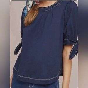 Anthropologie Blue Women's Top